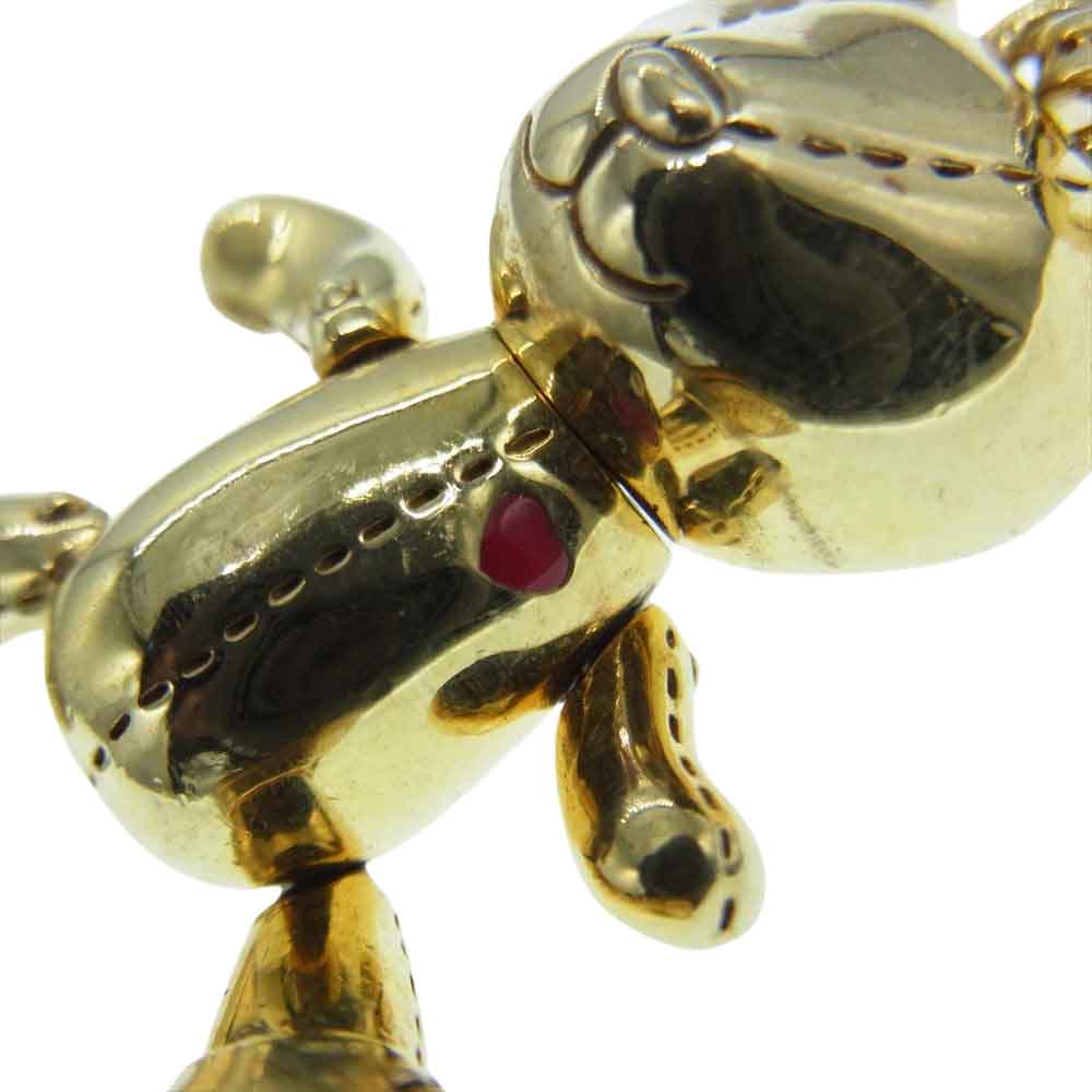 Justin Davis ジャスティンデイビス SNJ932 BIG NOISE BOY ベア クリーパーシューズ ネックレス ゴールド系【中古】