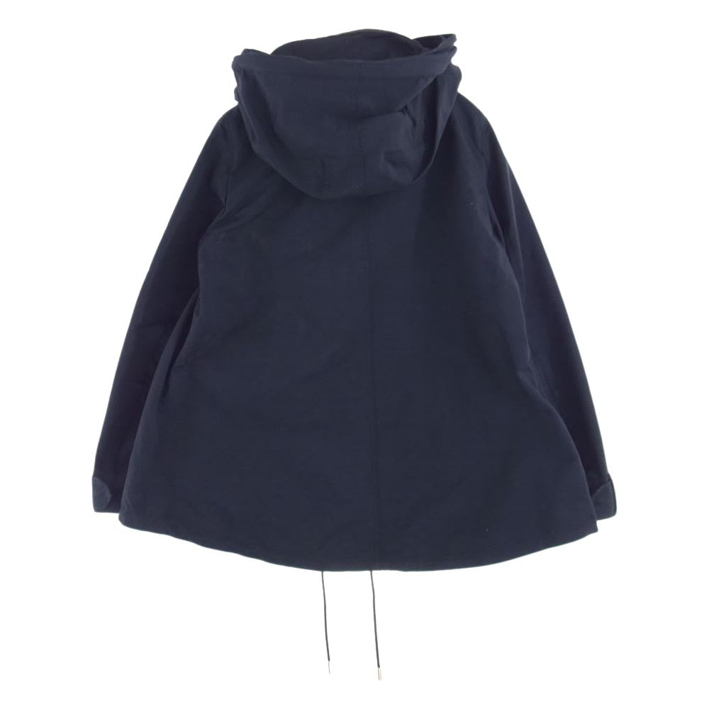 THE RERACS ザリラクス 19AW 19FW-RECT-210L-UASP-J フーデッド ルーズ ショート モッズコート ダークネイビー系 36【中古】
