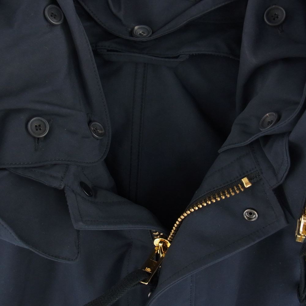 THE RERACS ザリラクス 19AW 19FW-RECT-210L-UASP-J フーデッド ルーズ ショート モッズコート ダークネイビー系 36【中古】