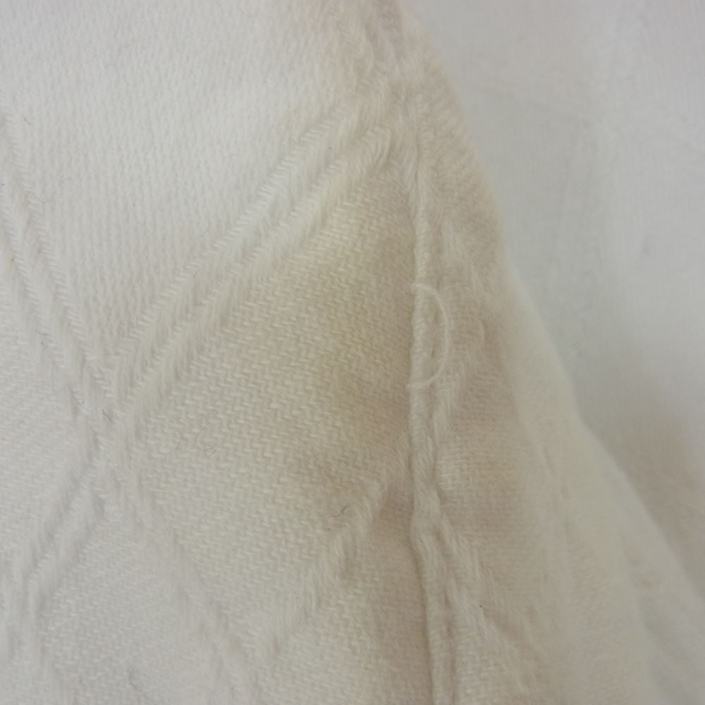 R.J.B アールジェイビー CLIPPERS 刺繍 シャツ ホワイト系 40【中古】