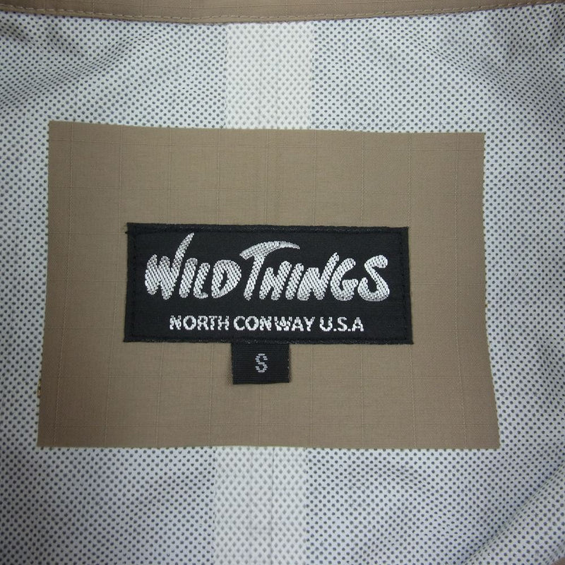 WILDTHINGS ワイルドシングス WT17014A URBAN COAT アーバン ナイロン コート  ベージュ系 S【中古】