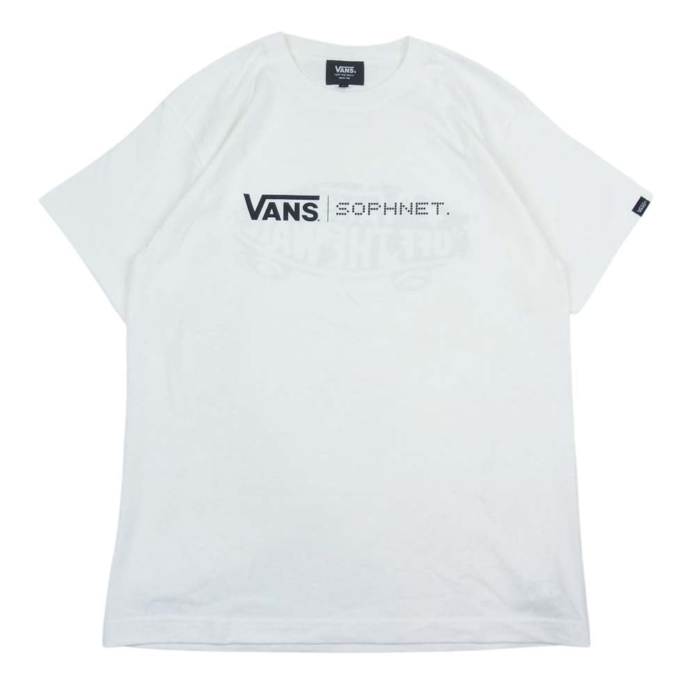 SOPHNET. ソフネット SOPH-190170 FRONT LOGO TEE フロントロゴ 半袖 Tシャツ ホワイト系 S【中古】