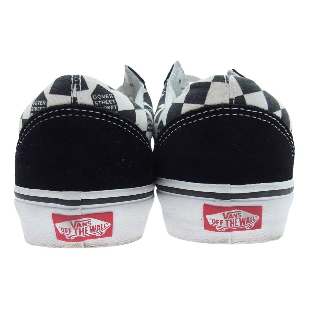 VANS バンズ VN0004OJJ7L × DOVER STREET MARKET ドーバーストリートマーケット DSM オールドスクール チェック ブラック系 ホワイト系 26.0cm【中古】