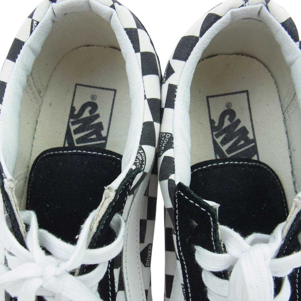 VANS バンズ VN0004OJJ7L × DOVER STREET MARKET ドーバーストリートマーケット DSM オールドスクール チェック ブラック系 ホワイト系 26.0cm【中古】