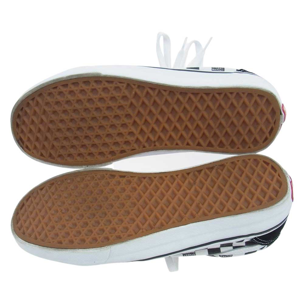 VANS バンズ VN0004OJJ7L × DOVER STREET MARKET ドーバーストリートマーケット DSM オールドスクール チェック ブラック系 ホワイト系 26.0cm【中古】