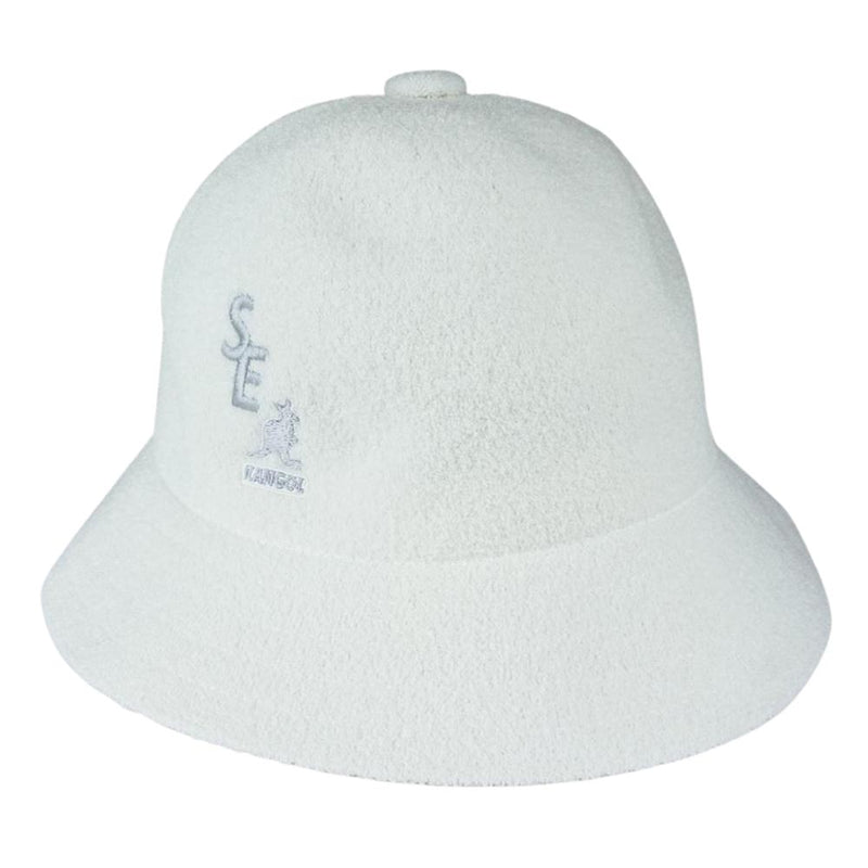 WIND AND SEA ウィンダンシー 0397BC × KANGOL カンゴール BERMUDA CASUAL BUCKET H バルミューダ カジュアル バケットハット ホワイト系 M【中古】