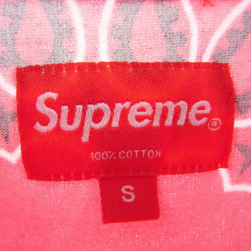 Supreme シュプリーム 21SS Small Box Tee Red Bandana スモール ボックス バンダナ 半袖 Tシャツ レッド系 S【新古品】【未使用】【中古】