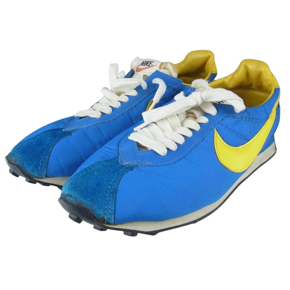 NIKE ナイキ ヴィンテージ 70s~80s WAFFLE TRAINER ワッフル トレーナー ローカット スニーカー ブルー系 8.5【中古】