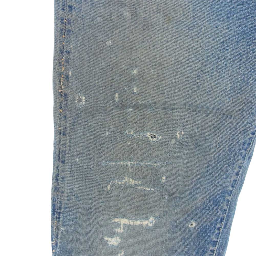 Levi's リーバイス ヴィンテージ 501XX オリジナル BIG E ビッグE ボタン裏W刻印 デニムパンツ ジーンズ インディゴブルー系 表記サイズ不明【中古】