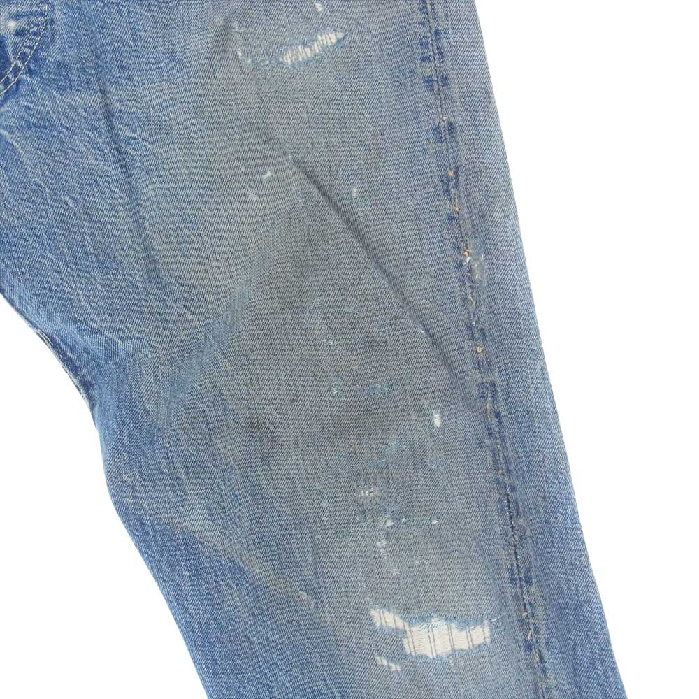 Levi's リーバイス ヴィンテージ 501XX オリジナル BIG E ビッグE ボタン裏W刻印 デニムパンツ ジーンズ インディゴブルー系 表記サイズ不明【中古】
