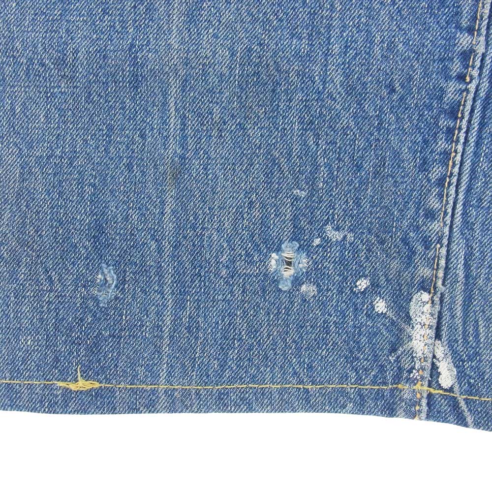 Levi's リーバイス ヴィンテージ 501XX オリジナル BIG E ビッグE ボタン裏W刻印 デニムパンツ ジーンズ インディゴブルー系 表記サイズ不明【中古】