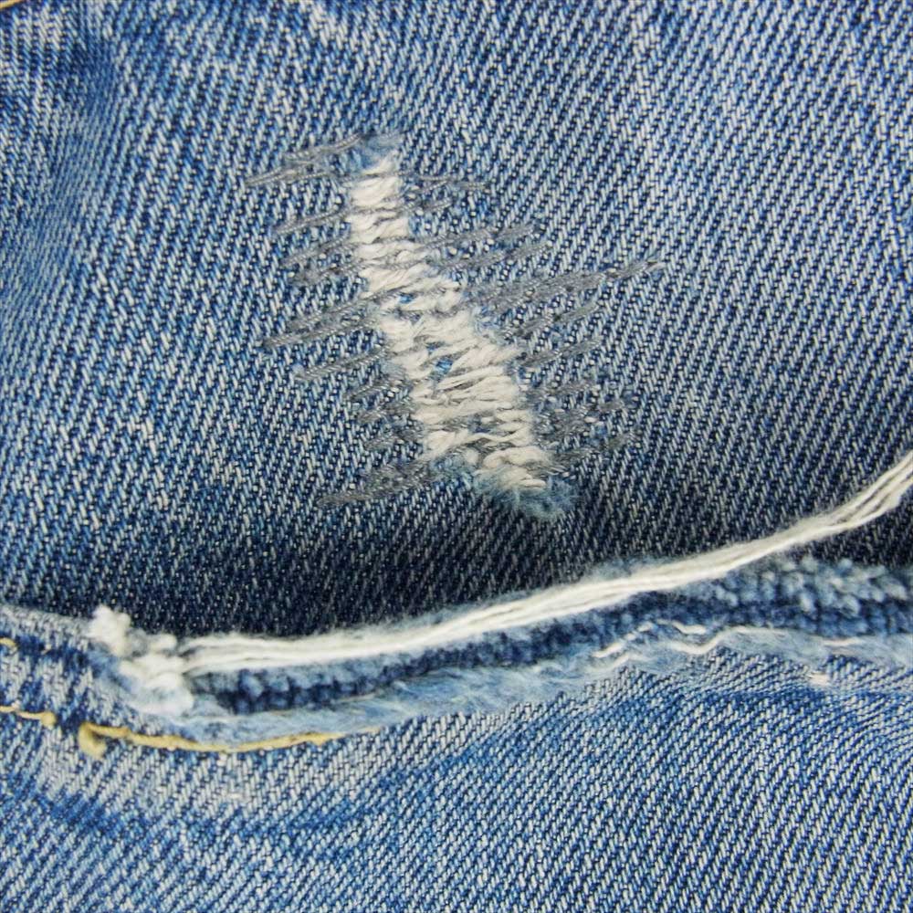 Levi's リーバイス ヴィンテージ 501XX オリジナル BIG E ビッグE ボタン裏W刻印 デニムパンツ ジーンズ インディゴブルー系 表記サイズ不明【中古】