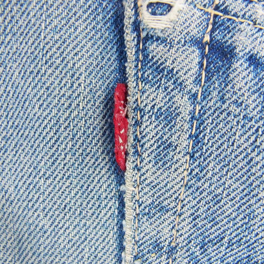 Levi's リーバイス ヴィンテージ 501XX オリジナル BIG E ビッグE ボタン裏W刻印 デニムパンツ ジーンズ インディゴブルー系 表記サイズ不明【中古】