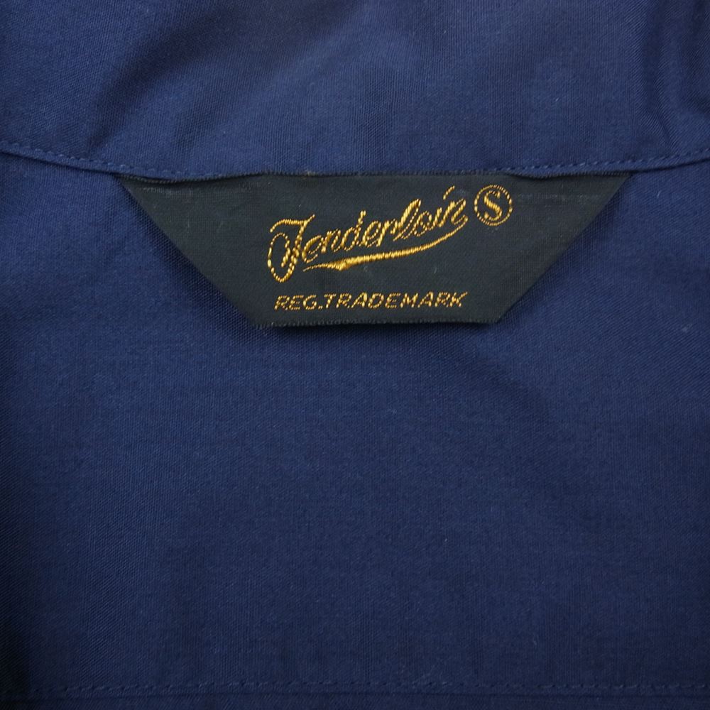 TENDERLOIN テンダーロイン 18SS T-GUAYABERA SHT L/S キューバ 長袖 シャツ ネイビー系 S【中古】