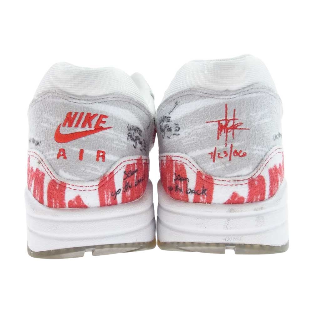 NIKE ナイキ CJ4286-101 AIR MAX1 エアマックス スニーカー ホワイト系 レッド系 28cm【中古】