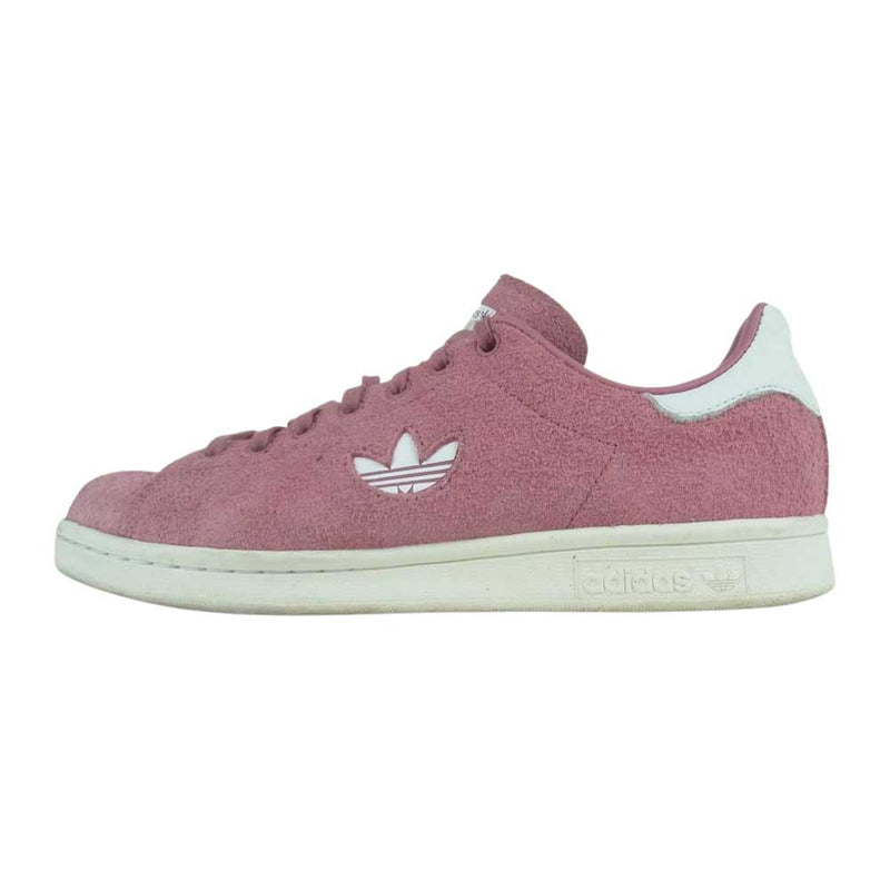 adidas アディダス B37895 STAN SMITH スタン スミス スエード ローカット スニーカー ピンク系 23.5cm【中古】