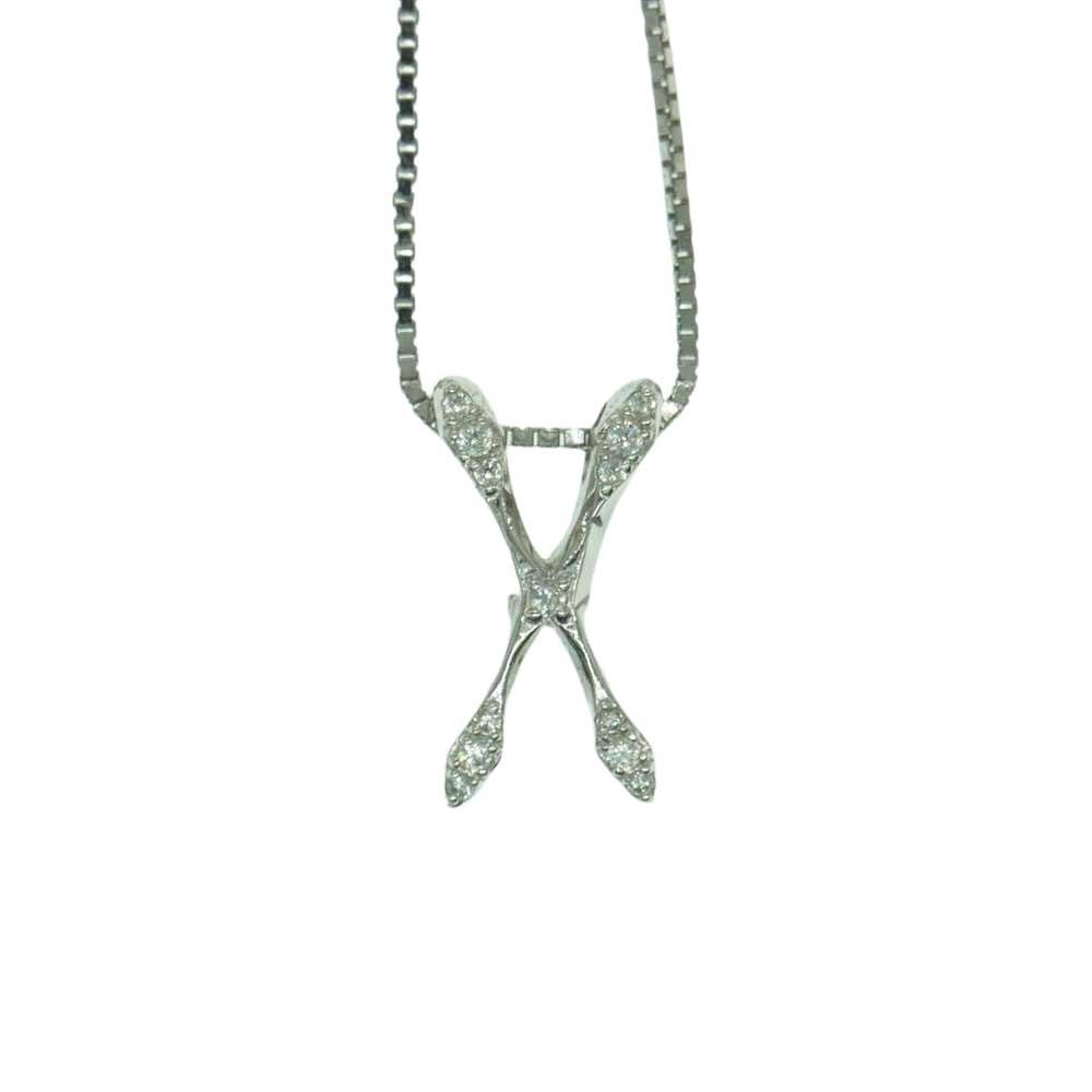 ヴェルヴェットラウンジ 石付 SILVER ネックレス シルバー系【中古】