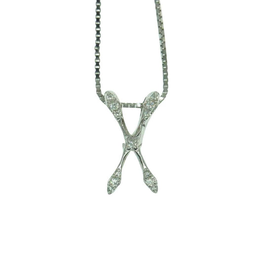 ヴェルヴェットラウンジ 石付 SILVER ネックレス シルバー系【中古】