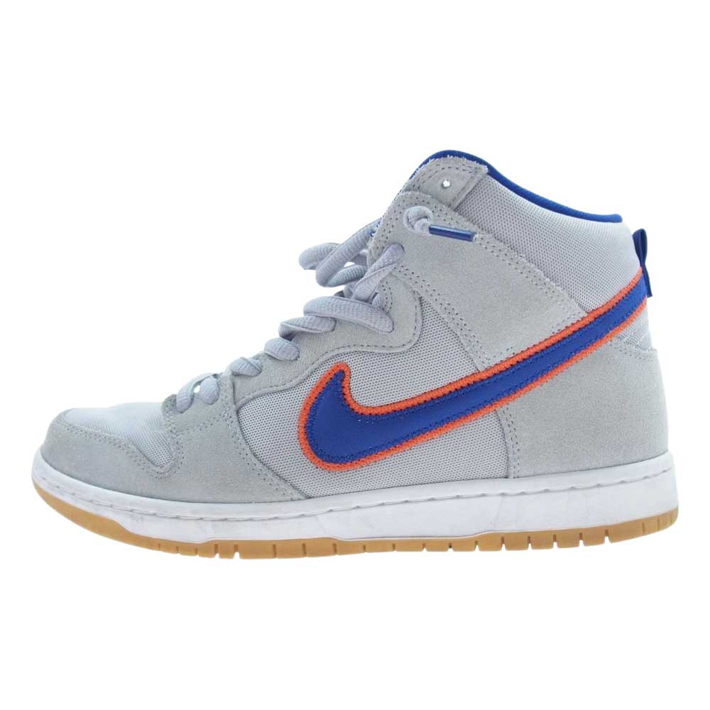 NIKE ナイキ DH7155-001 SB Dunk High Rush Blue and Team Orange SB ダンク ハイ  ラッシュ ブルー アンド チーム オレンジ スニーカー グレー系 ブルー系 27.5cm【中古】