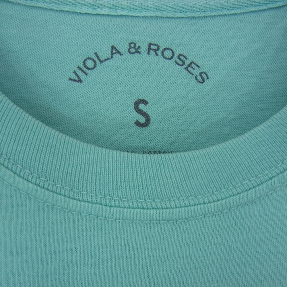 WIND AND SEA ウィンダンシー WDS-VR-01 VIOLA ROSES ローズ プリント Tシャツ  グリーン系 S【中古】