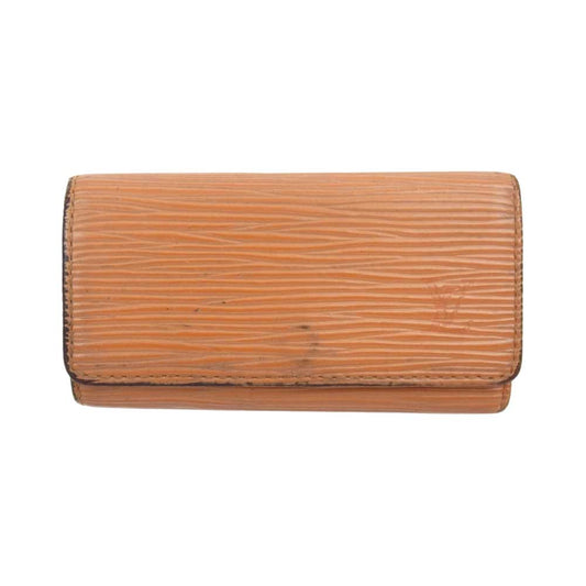 LOUIS VUITTON ルイ・ヴィトン  M63827 ミュルティクレ4 4連 エピ キーケース レザー M63827 オレンジ系【中古】