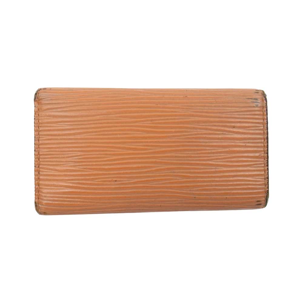 LOUIS VUITTON ルイ・ヴィトン  M63827 ミュルティクレ4 4連 エピ キーケース レザー M63827 オレンジ系【中古】