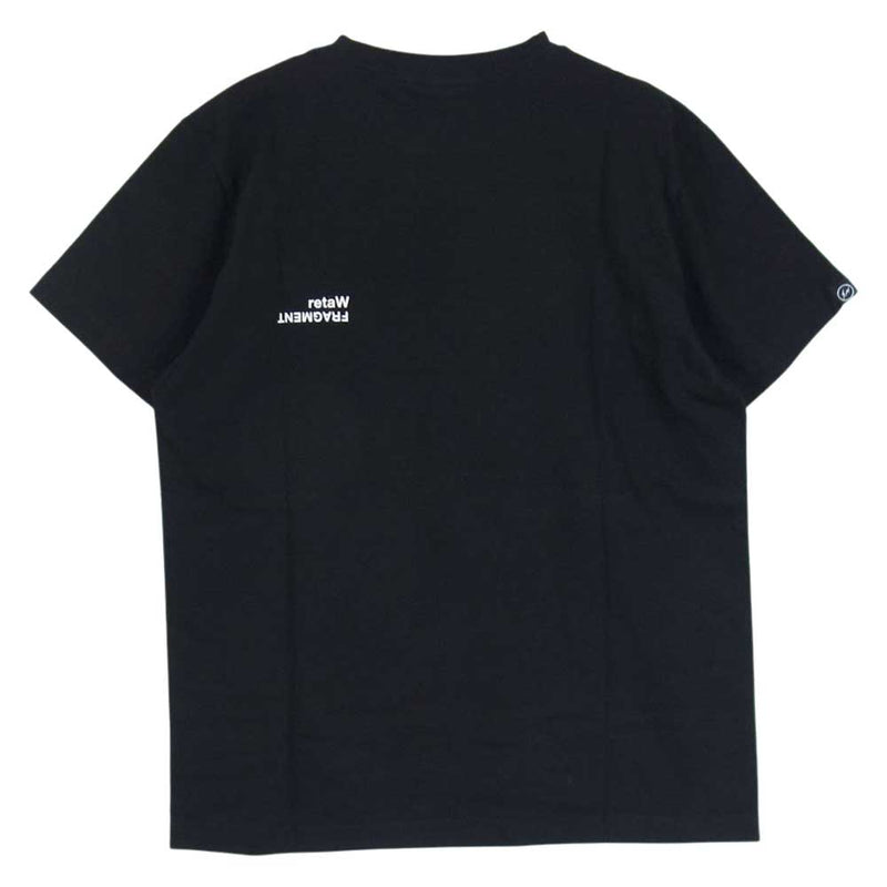 FRAGMENT DESIGN フラグメントデザイン × retaW リトゥ FRAGRANCE 半袖 Tシャツ ブラック系 S【極上美品】【中古】