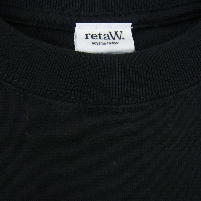 FRAGMENT DESIGN フラグメントデザイン × retaW リトゥ FRAGRANCE 半袖 Tシャツ ブラック系 S【極上美品】【中古】