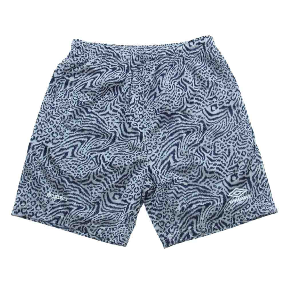 Supreme シュプリーム 23SS × Umbro アンブロ Jacquard Animal Print Soccer Short アニマル プリント ハーフ パンツ ショーツ ホワイト マルチカラー系 S【新古品】【未使用】【中古】