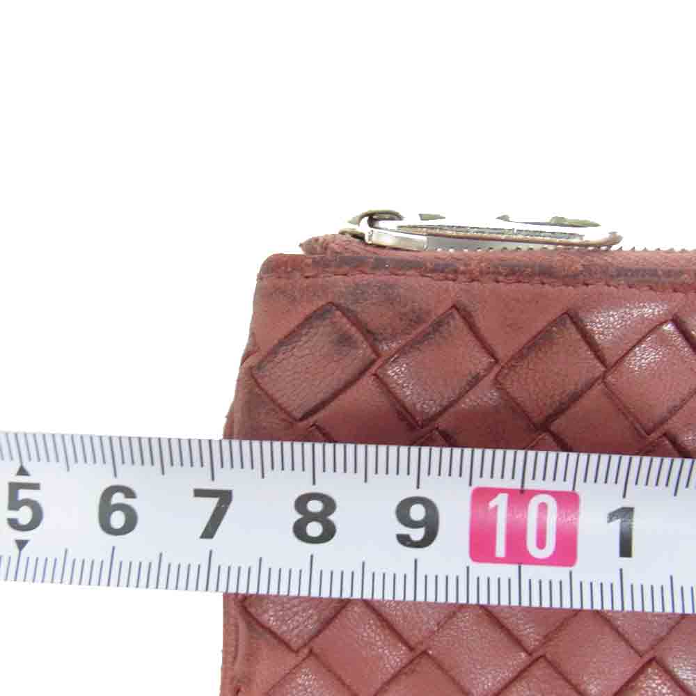 BOTTEGAVENETA ボッテガヴェネタ イントレチャート コインケース ブラウン系【中古】