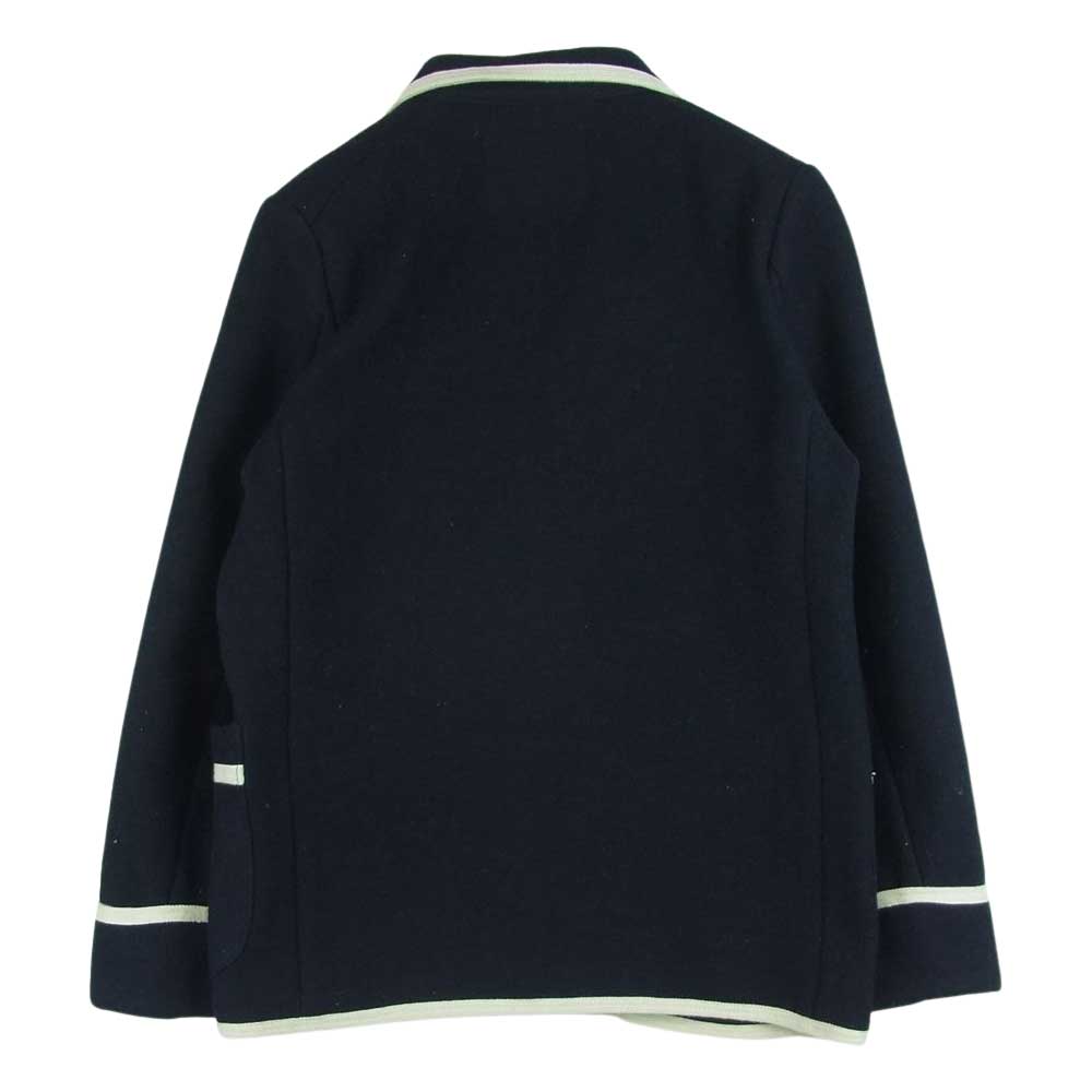 WEIRDO ウィアード WRD-13-AW-11 3B WOOL JACKET 3ボタン ウール テーラード Wワッペン ジャケット ダークネイビー系 M【中古】