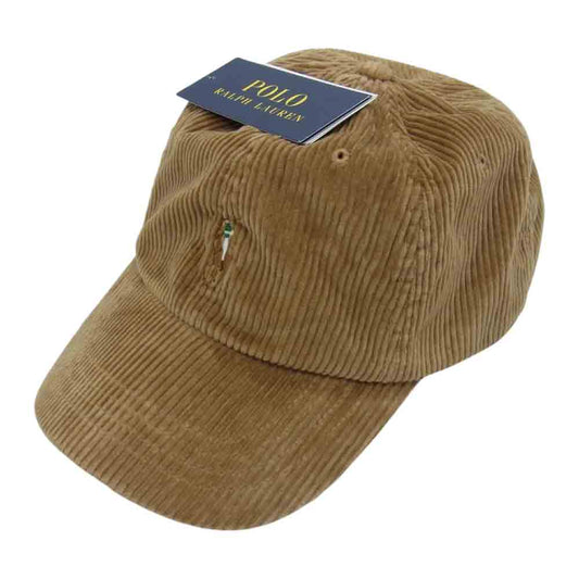 POLO RALPH LAUREN ポロ・ラルフローレン MAPOHGS0J421038 コーデュロイ キャップ ブラウン系 ONE【新古品】【未使用】【中古】