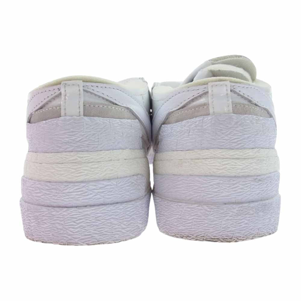 NIKE ナイキ DM6443-100 × sacai BLAZER LOW White Patent Leather サカイ ブレザーロー ホワイトパテントレザー ローカットスニーカー ホワイト系 28cm【中古】