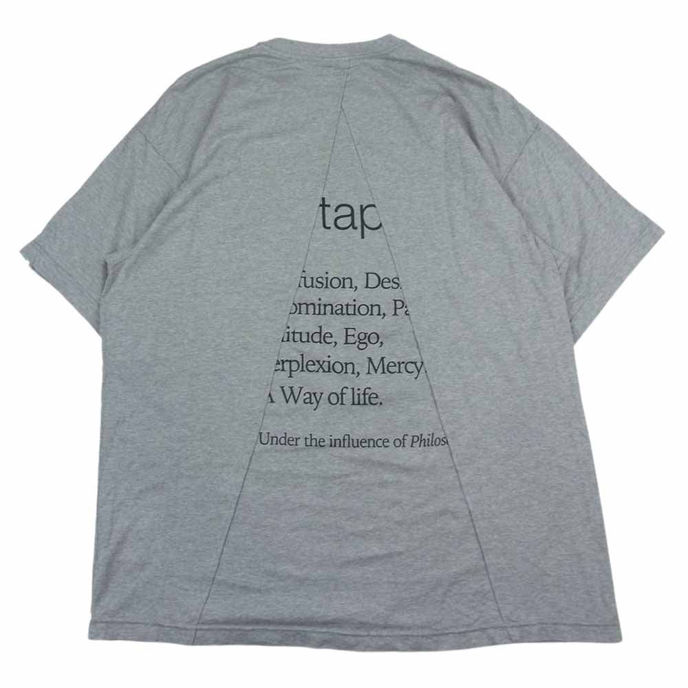 WTAPS ダブルタップス 23SS 231ATDT-CSM29 INGREDIENT / SS Tシャツ グレー系 04【中古】