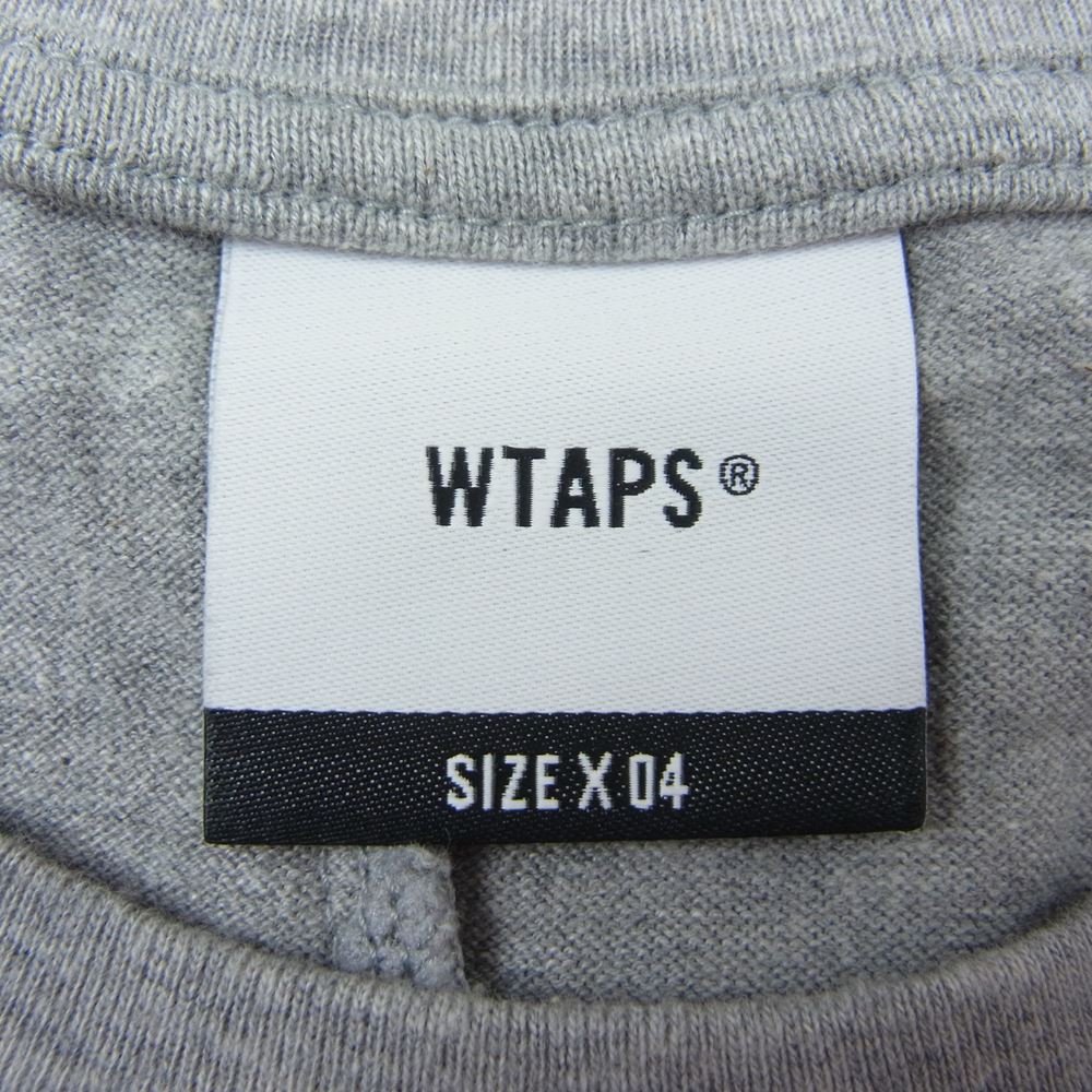 WTAPS ダブルタップス 23SS 231ATDT-CSM29 INGREDIENT / SS Tシャツ グレー系 04【中古】