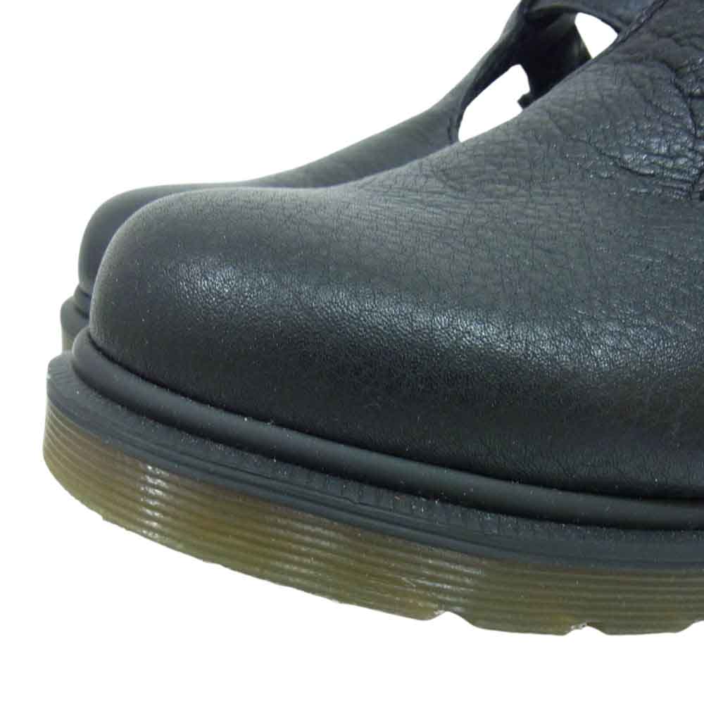 Dr.Martens ドクターマーチン AW501 CORE Polley ポリー ストラップ シューズ Tバー メリージェーン ブラック系 UK6【美品】【中古】