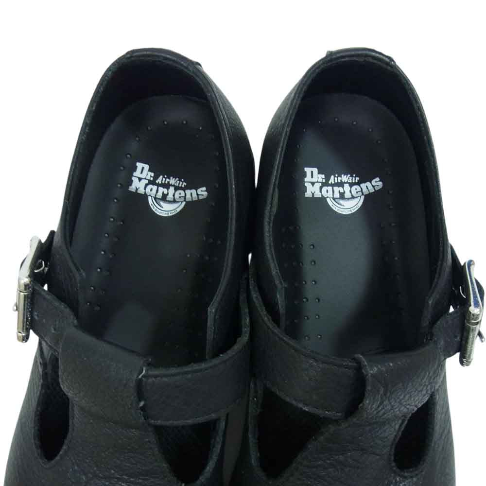 Dr.Martens ドクターマーチン AW501 CORE Polley ポリー ストラップ シューズ Tバー メリージェーン ブラック系 UK6【美品】【中古】
