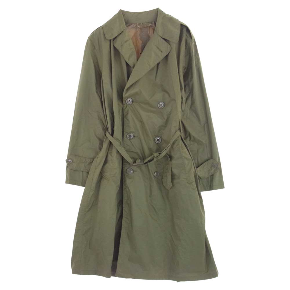 ヴィンテージ 8405-634-4930　 ミリタリー 60s 米軍 USGI 耐水 レインコート  rain coat  カーキ系 不明【中古】