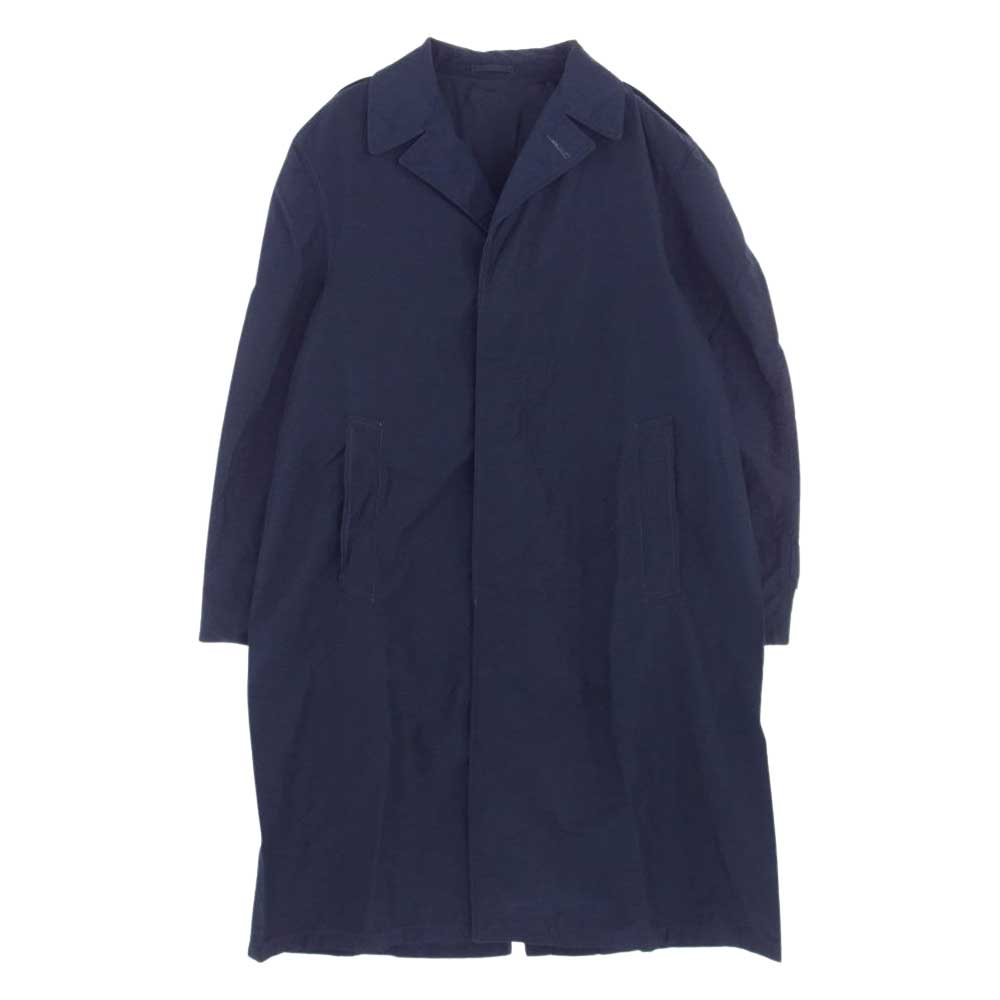 ヴィンテージ MIL-R-3386 ミリタリー 50s 米軍 USAF 黒タグ rain coat レイン コート ネイビー系 不明【中古】