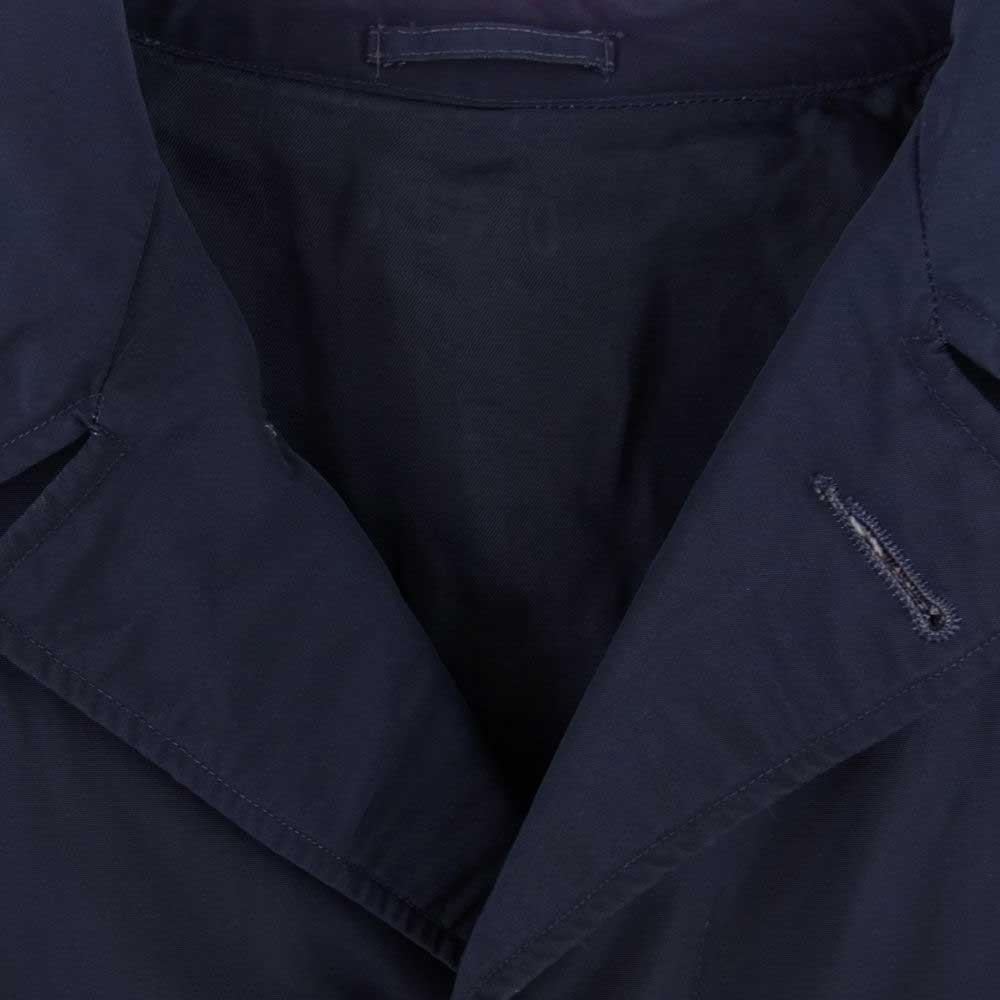 ヴィンテージ MIL-R-3386 ミリタリー 50s 米軍 USAF 黒タグ rain coat レイン コート ネイビー系 不明【中古】