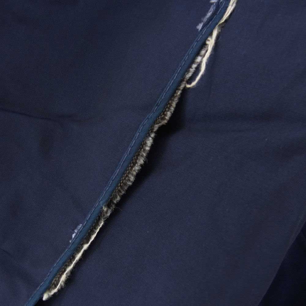 ヴィンテージ MIL-R-3386 ミリタリー 50s 米軍 USAF 黒タグ rain coat レイン コート ネイビー系 不明【中古】