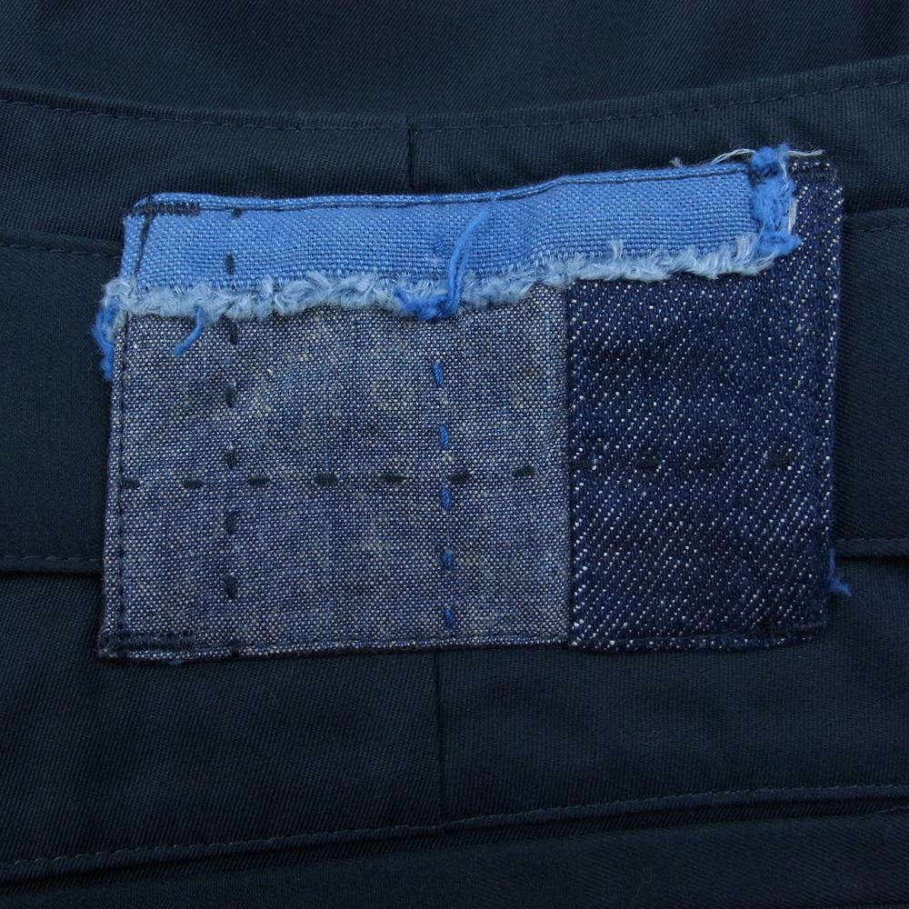 クオン 112PT051301 BELTED PANTS ベルテッド テーパード パンツ ダークネイビー系 M【中古】