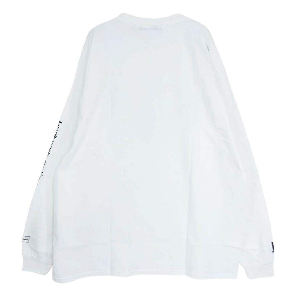 UNDERCOVER アンダーカバー 22AW UC2B9814 × VERDY ヴェルディ グラフィックプリント 長袖 Tシャツ ホワイト系 XL【新古品】【未使用】【中古】