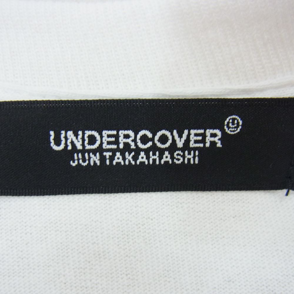 UNDERCOVER アンダーカバー 22AW UC2B9814 × VERDY ヴェルディ グラフィックプリント 長袖 Tシャツ ホワイト系 XL【新古品】【未使用】【中古】