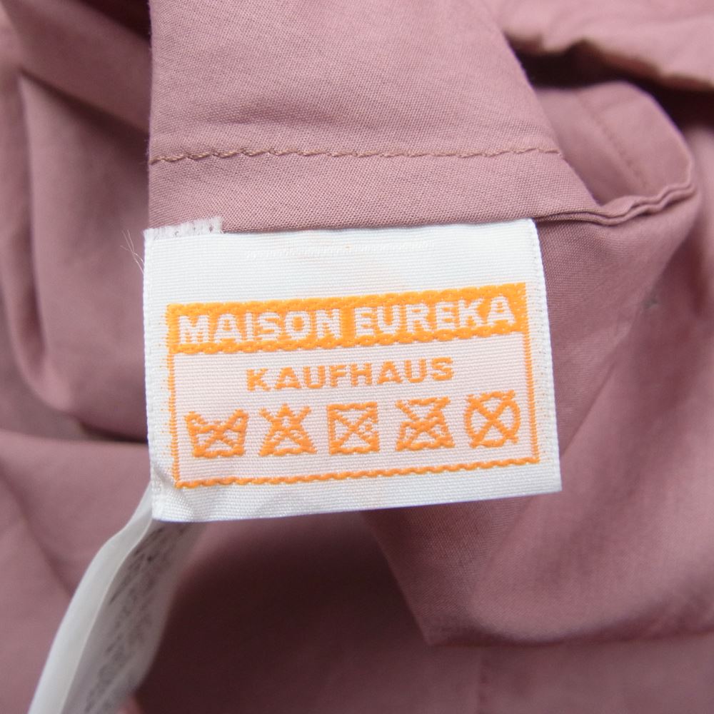 メゾンエウレカ 308 SARROUEL PANTS SHIRTS サルエル パンツ シャツ ピンク系 F【中古】