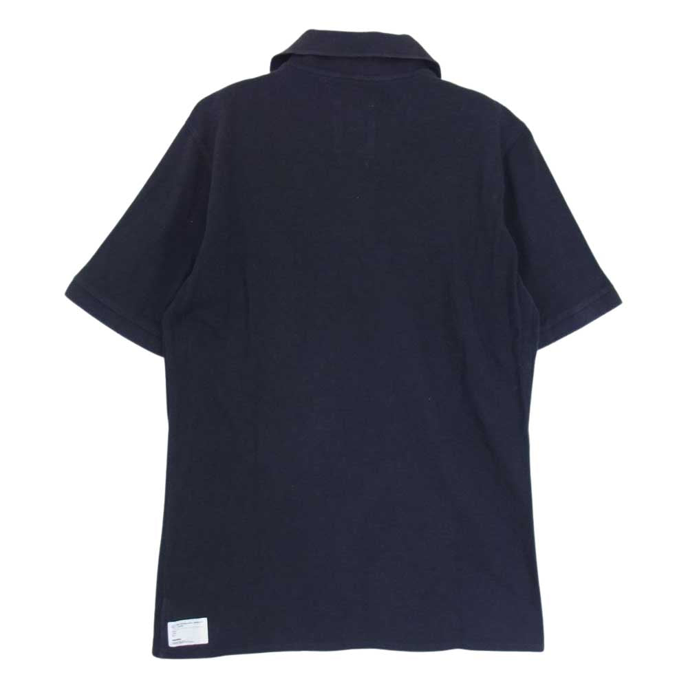 VISVIM ビズビム 刺繍 半袖 ポロシャツ ネイビー系 M【中古】