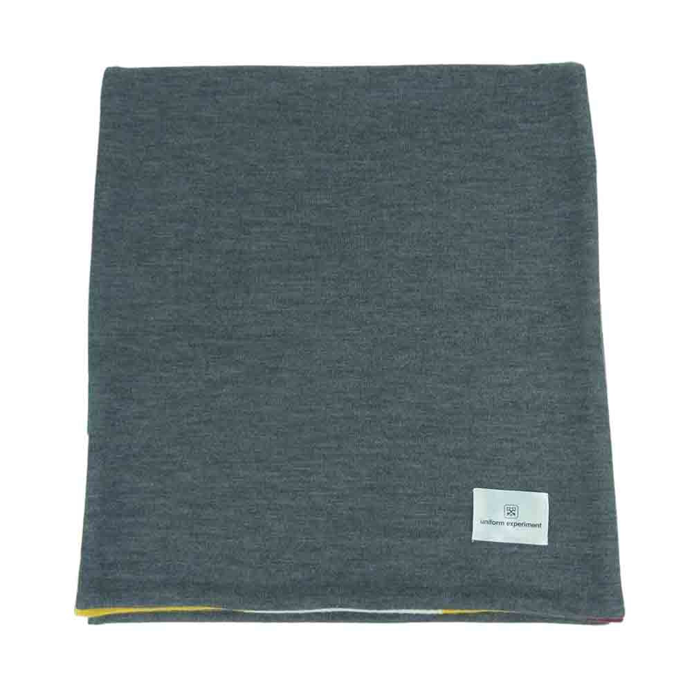 uniform experiment ユニフォームエクスペリメント マフラー グレー系 マルチカラー系【中古】