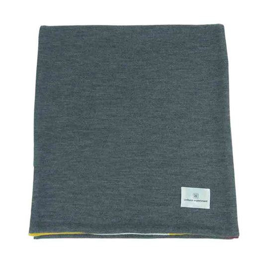 uniform experiment ユニフォームエクスペリメント マフラー グレー系 マルチカラー系【中古】