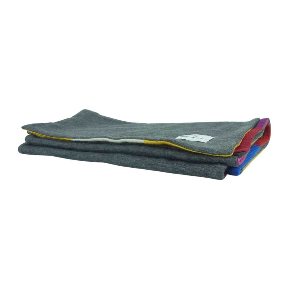 uniform experiment ユニフォームエクスペリメント マフラー グレー系 マルチカラー系【中古】