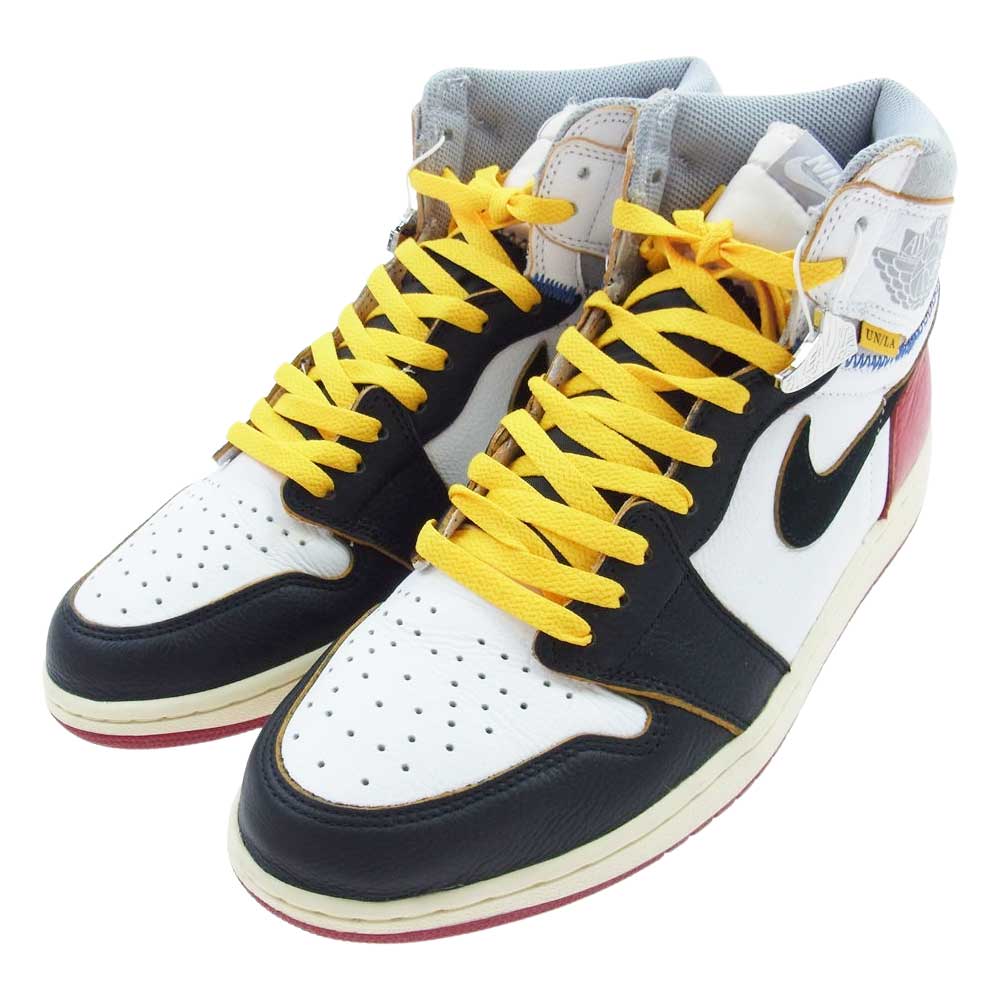 NIKE AIR JORDAN ナイキ ジョーダン BV1300-106 1 UNION ユニオン RETRO HI OG NRG Varsity Red/Wolf Grey ハイカット スニ－カー  Varsity Red/Wolf Grey 29.0cm【極上美品】【中古】